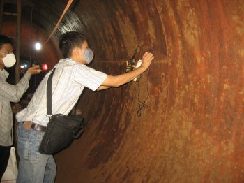 Đo chiều dày kết cấu thép